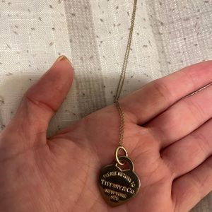 Tiffany & Co heart tag pendant
